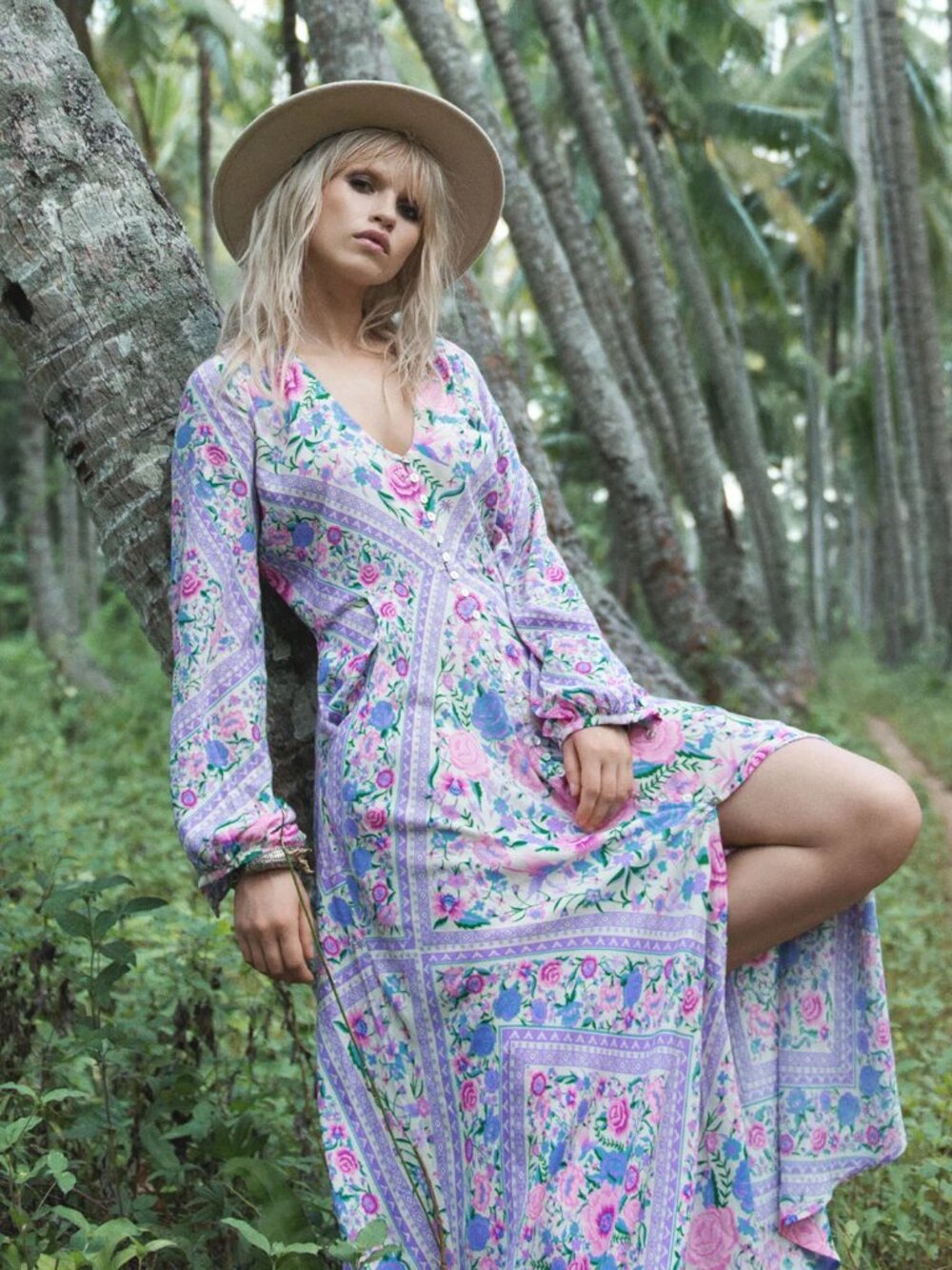 Spell & the Gypsy Babushka Lavender MaryKate Dress Size XS or Small - Picture 9 of 12